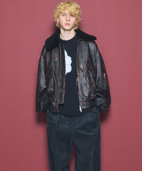 Sheep Leather Mouton G-1 Flight Jacket
