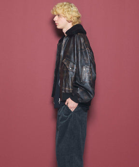 Sheep Leather Mouton G-1 Flight Jacket