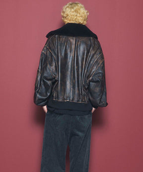 Sheep Leather Mouton G-1 Flight Jacket