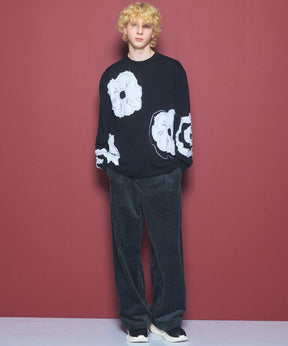 Wide-Wale Corduroy One-Tuck Pants