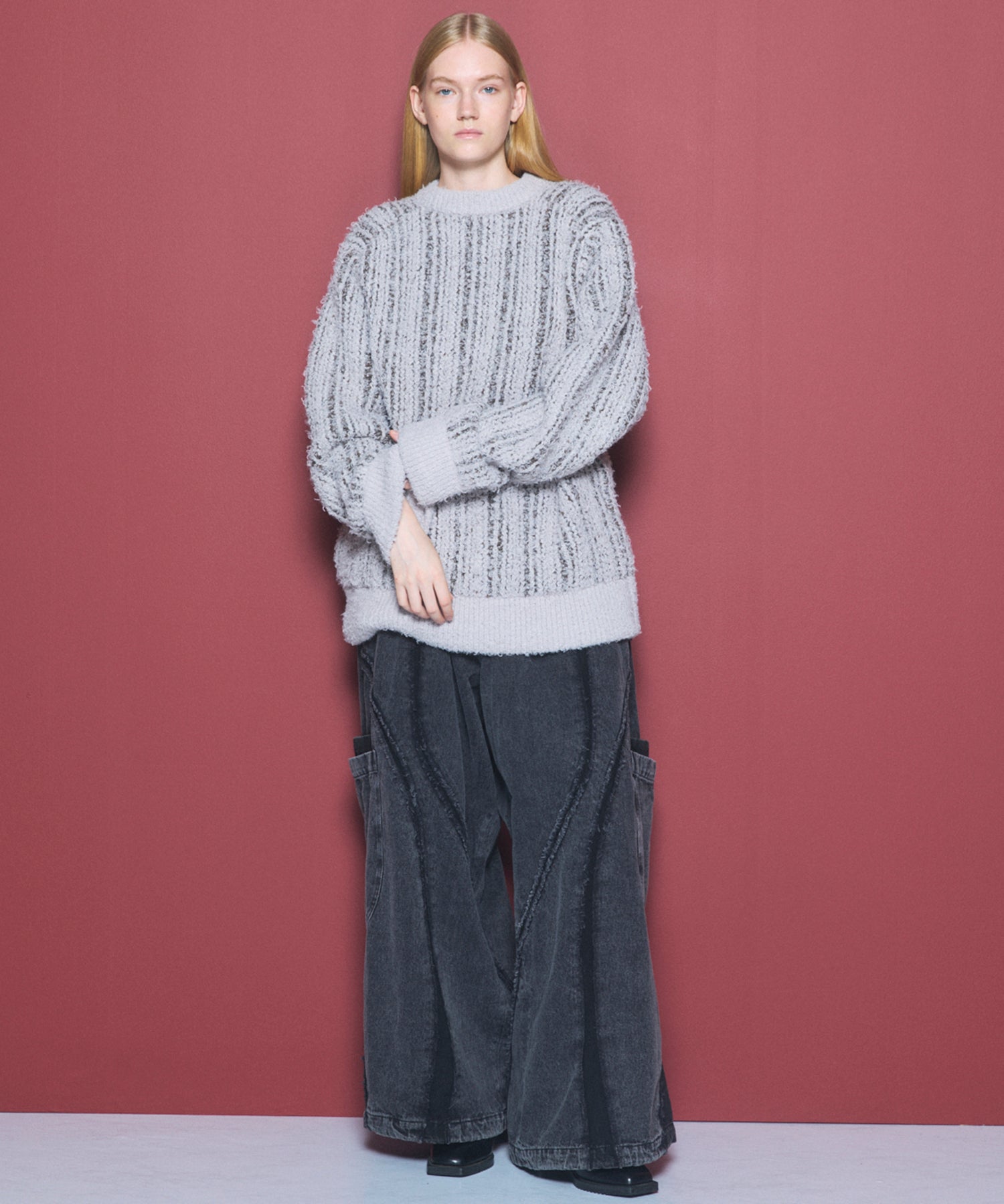 【26SS PRE-ORDER】Airy Striped Gabardine Prime-Over Short-sleeved Shirt