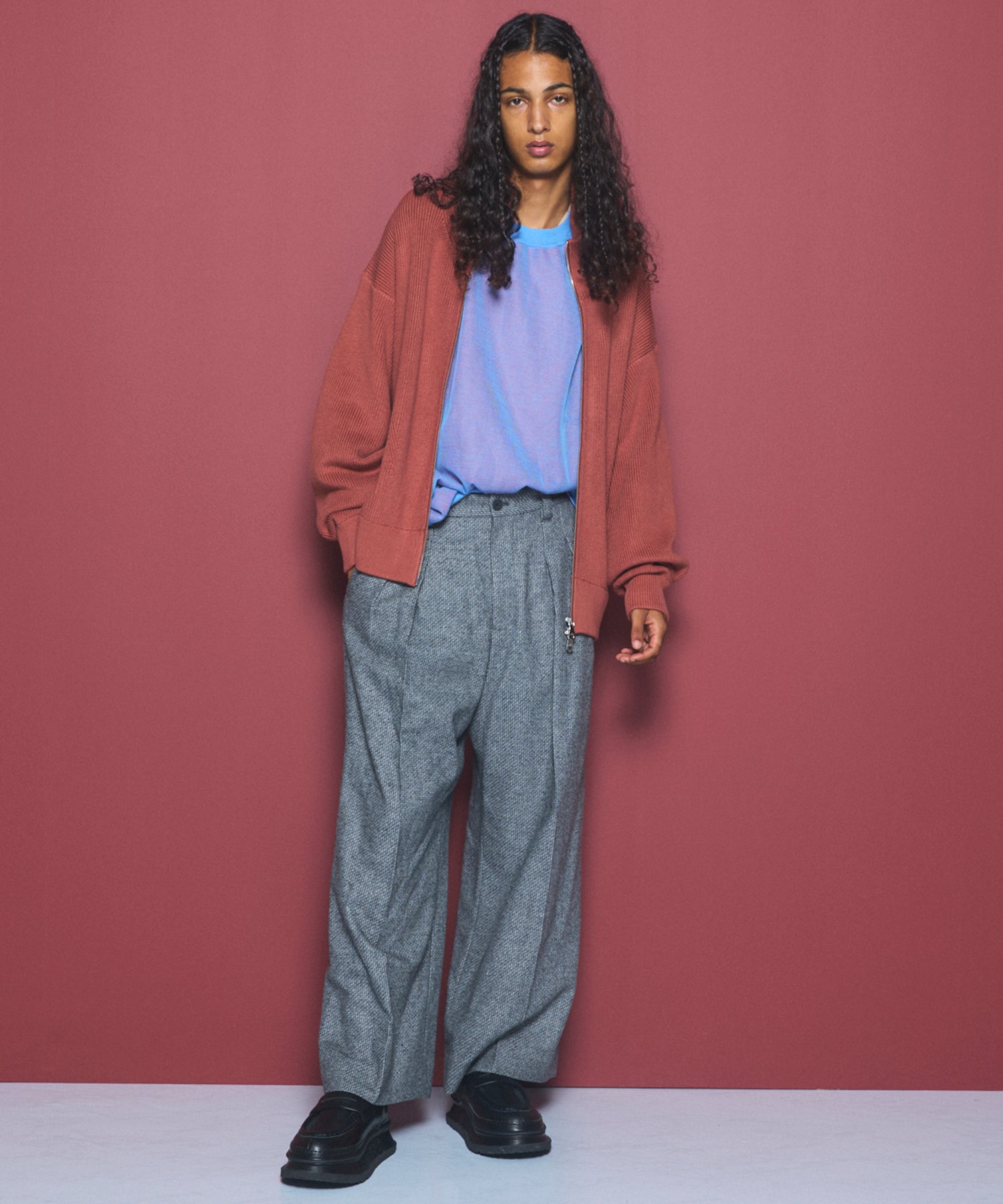C/A Prime-Over Drivers Zip Knit
