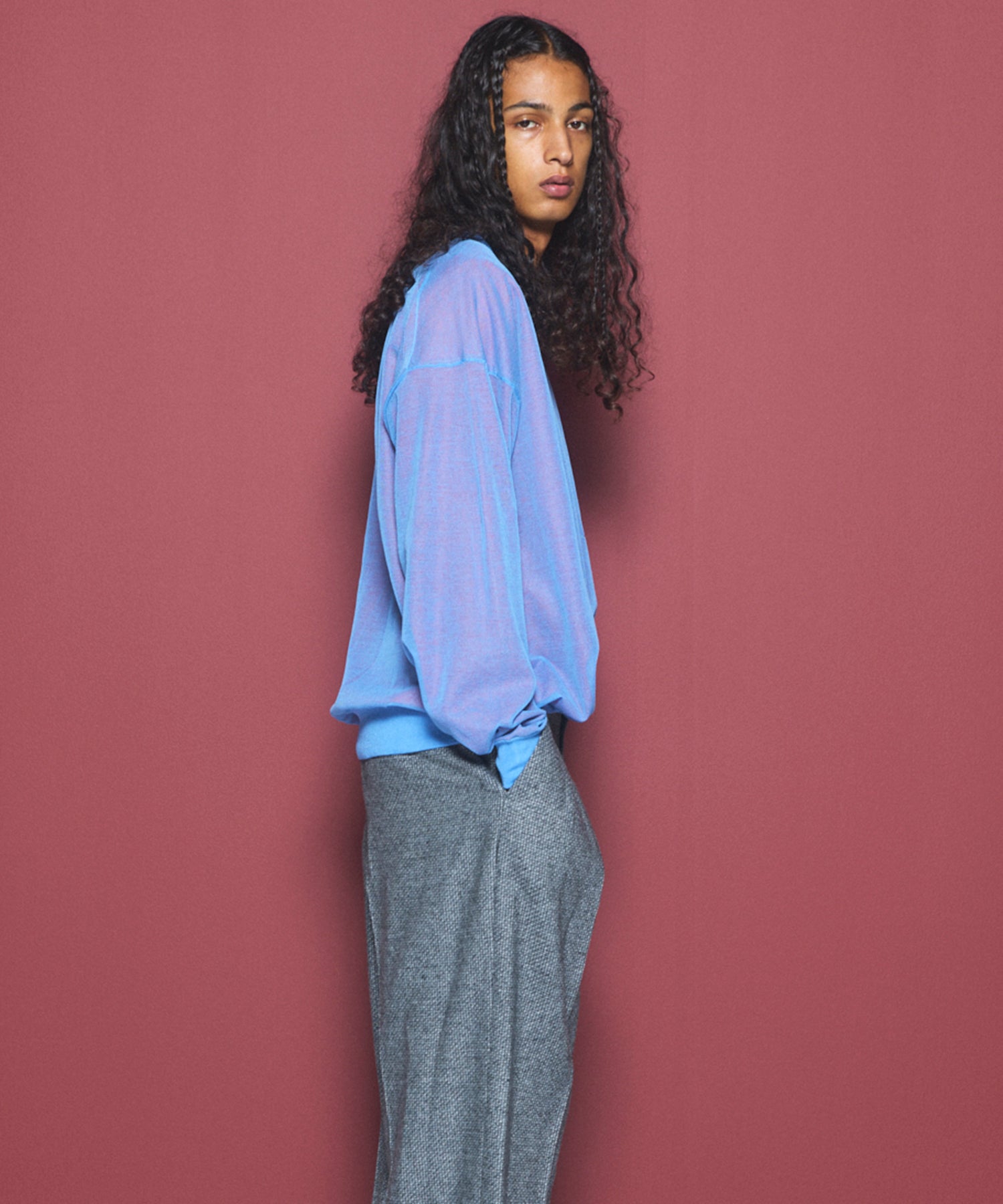 [26SS PRE-ORDER] Airy Striped Gabardine Prime-Over Short-sleeved Shirt