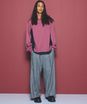 [Italian Dead Stock Fabric] Prime-Over Regular Collar Long Sleeve Shirt