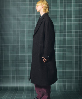 [26AW PRE-ORDER] [Italian dead stock fabric] Prime over regular collar shirt coat