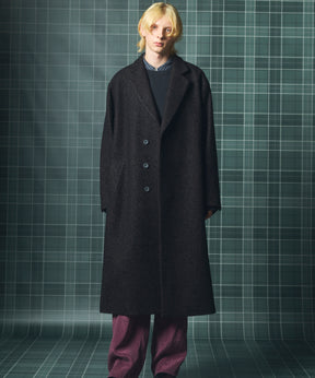 [26AW PRE-ORDER] [Italian dead stock fabric] Prime over regular collar shirt coat