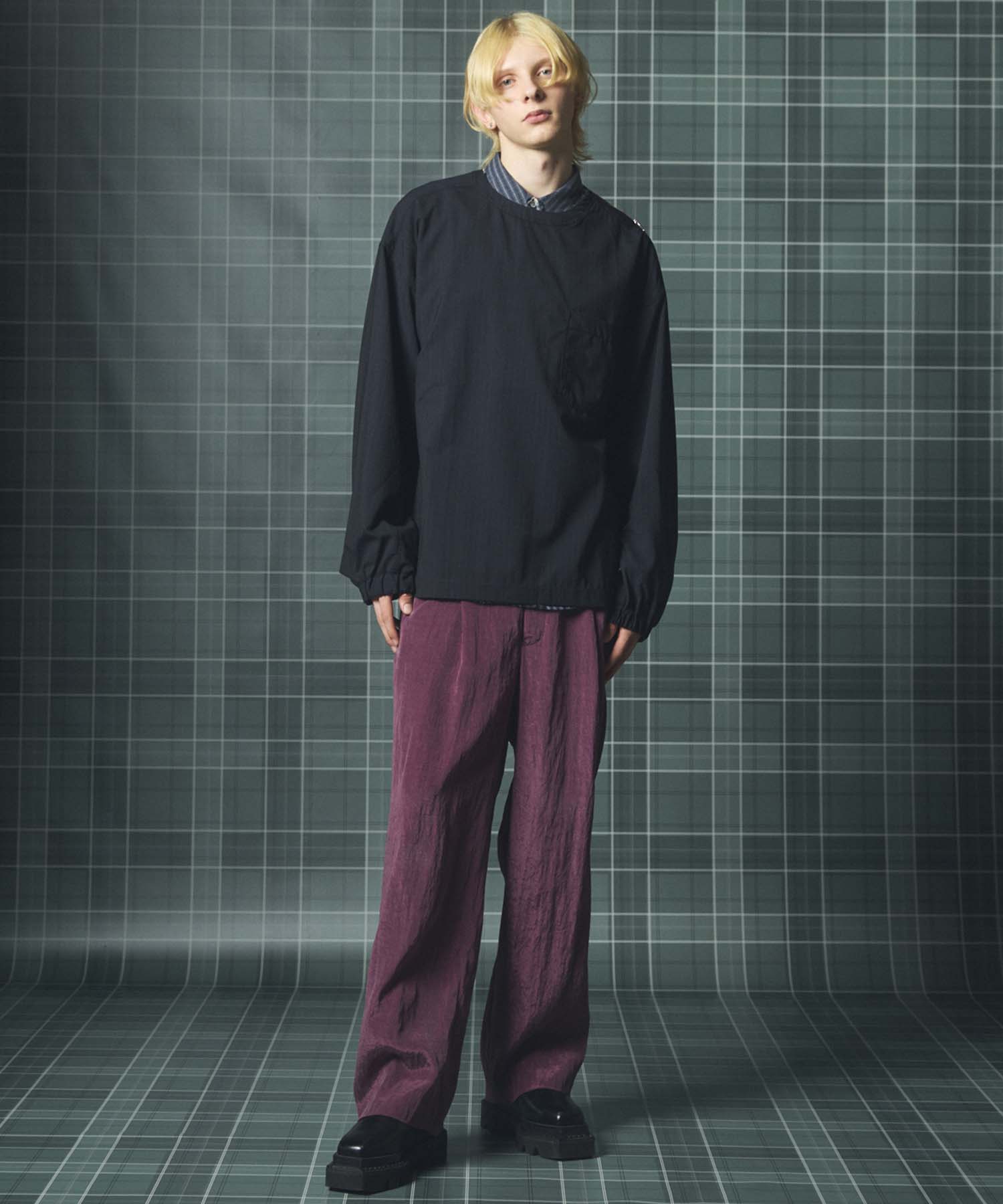 【26SS PRE-ORDER】Birdseye Jersey Mesh Prime-Over Henry Neck Short-sleeved T-shirt
