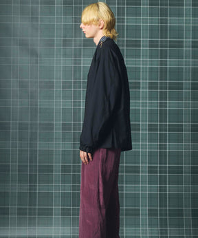 【26SS PRE-ORDER】Birdseye Jersey Mesh Prime-Over Henry Neck Short-sleeved T-shirt