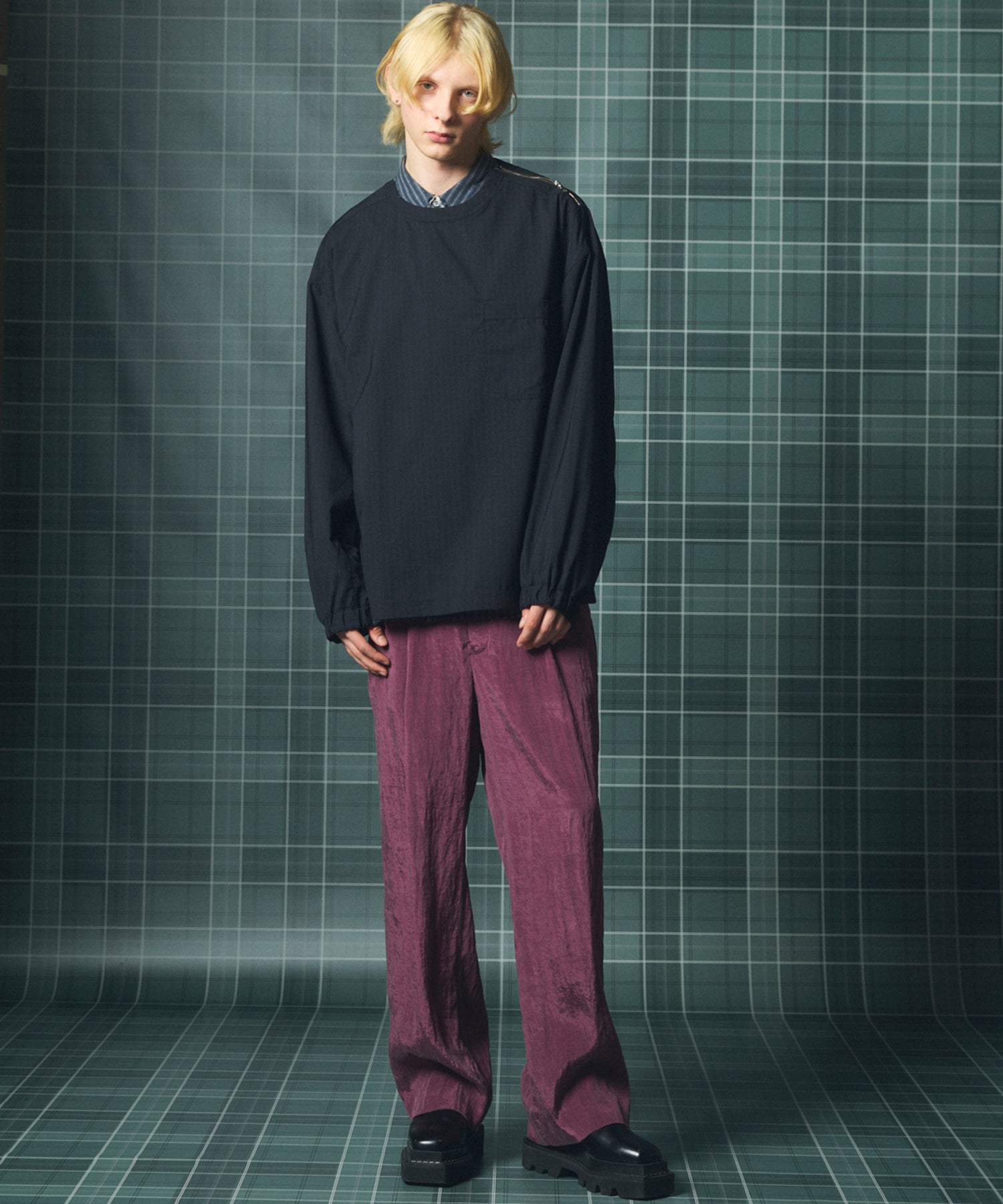 【26AW PRE-ORDER】デストロイダメージプライムオーバーコットンネルウエスタンシャツ