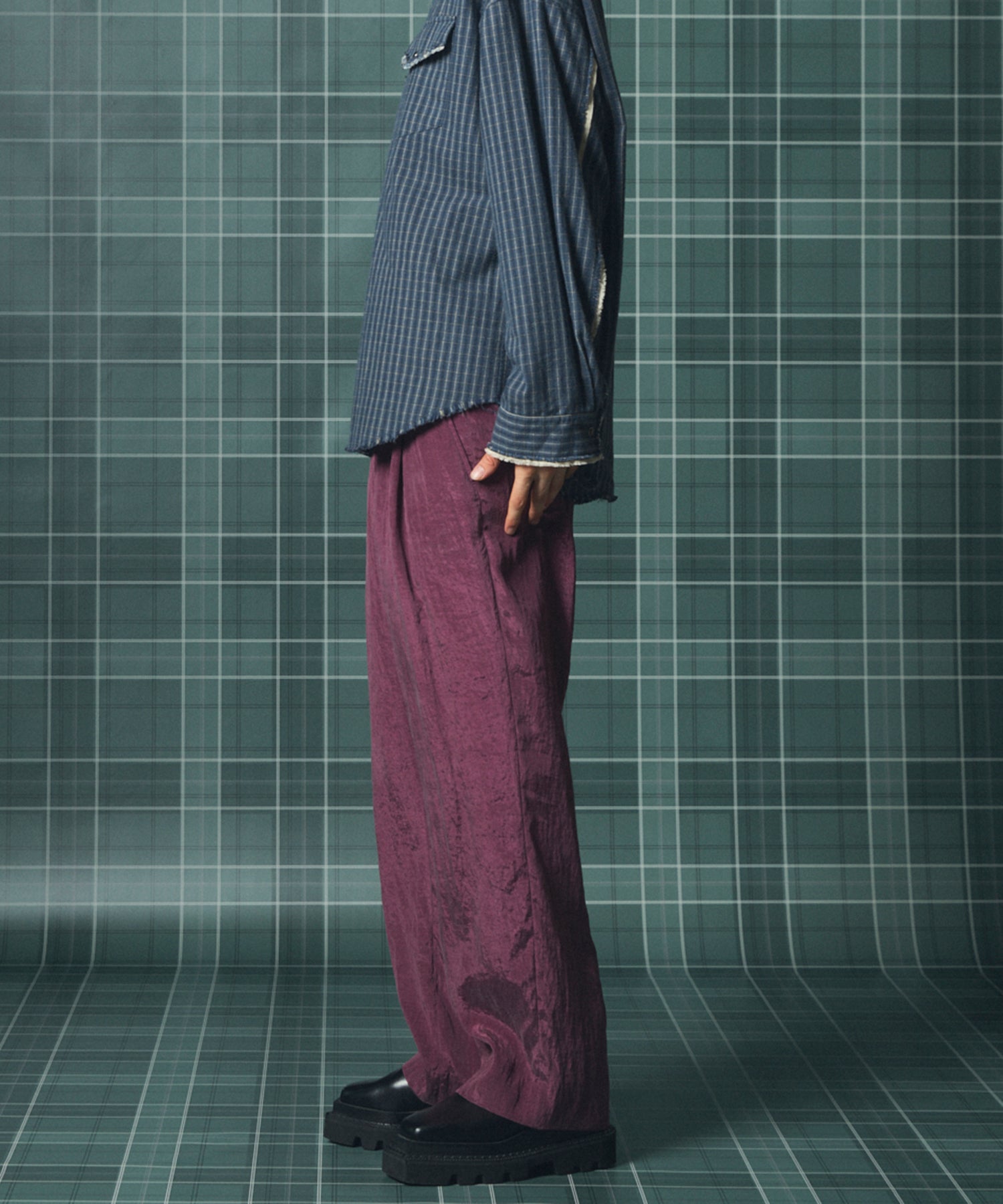 【26AW PRE-ORDER】Banana Curve Silhouette Prime-Wide Cargo Trousers