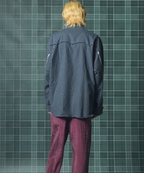 【26AW PRE-ORDER】デストロイダメージプライムオーバーコットンネルウエスタンシャツ