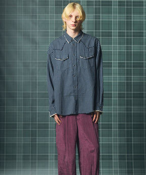 【26AW PRE-ORDER】デストロイダメージプライムオーバーコットンネルウエスタンシャツ
