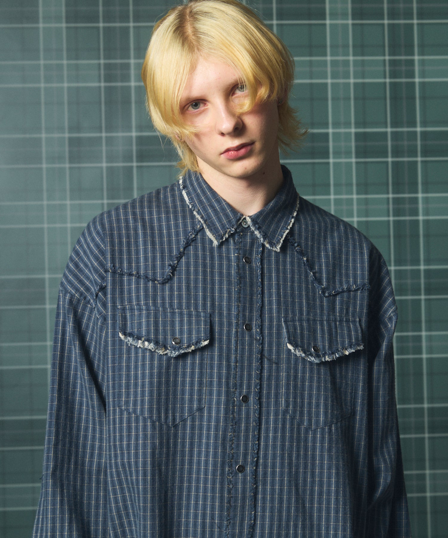 【26AW PRE-ORDER】デストロイダメージプライムオーバーコットンネルウエスタンシャツ