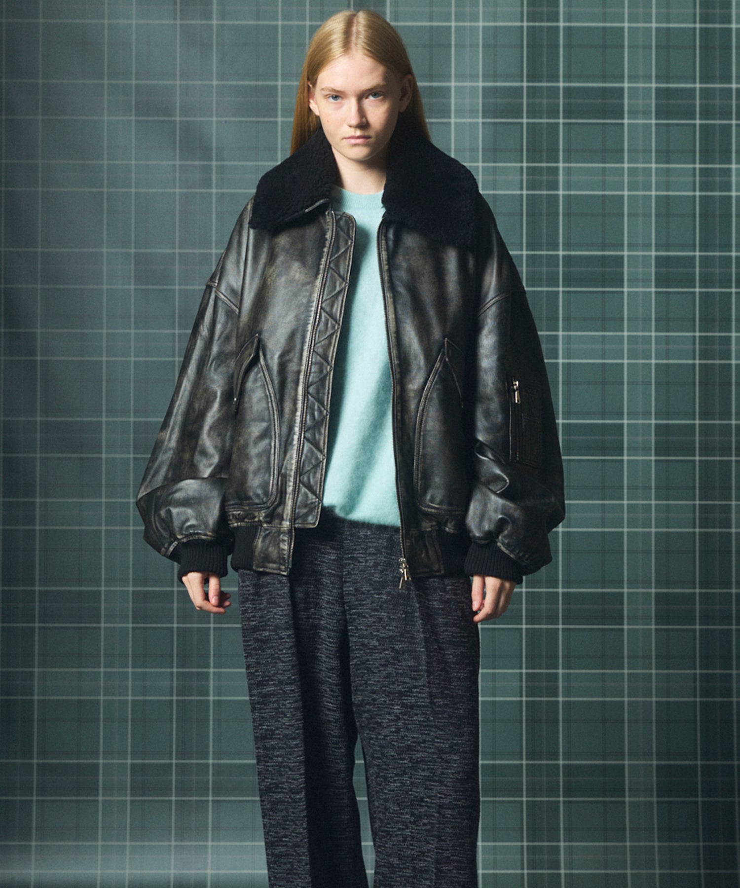 Sheep Leather Mouton G-1 Flight Jacket