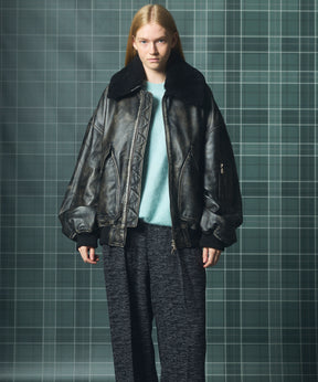 Sheep Leather Mouton G-1 Flight Jacket