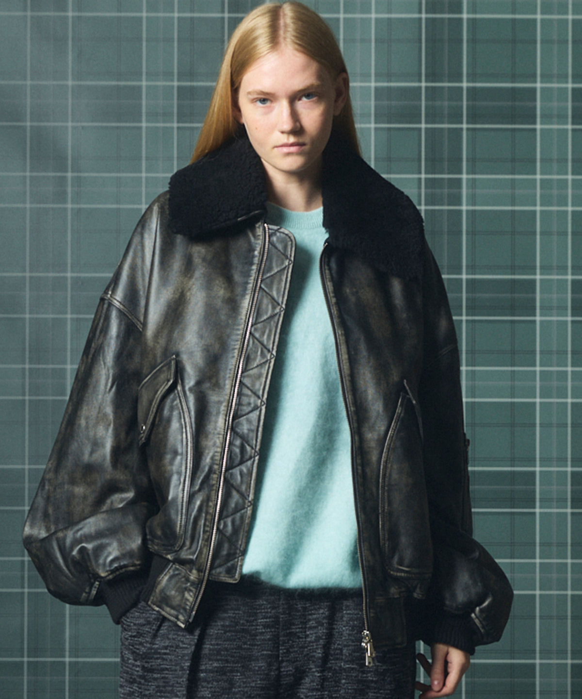 Sheep Leather Mouton G-1 Flight Jacket