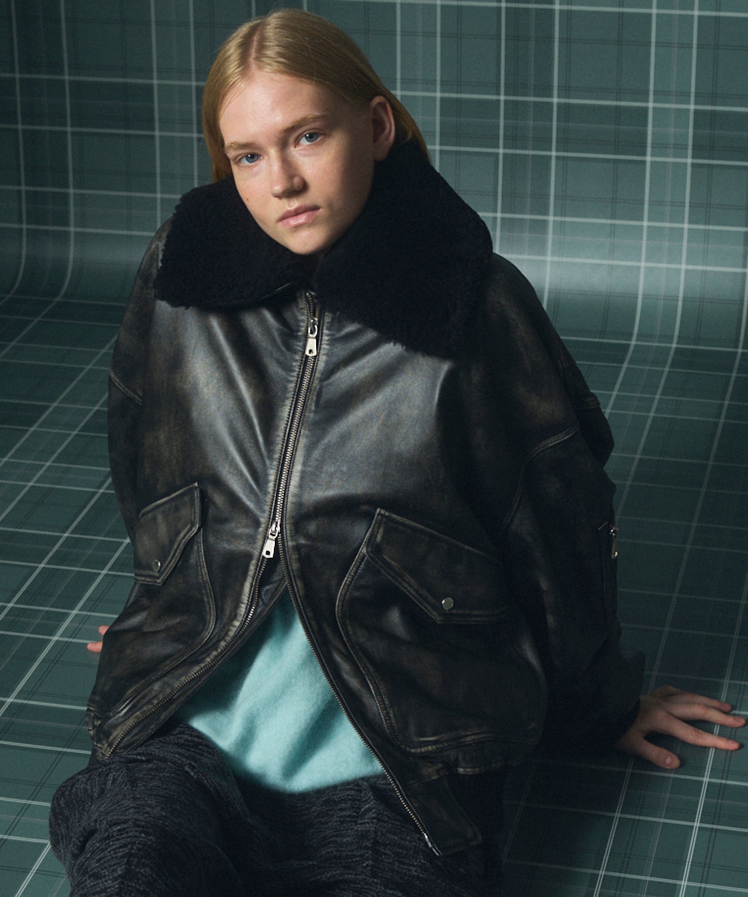 Sheep Leather Mouton G-1 Flight Jacket