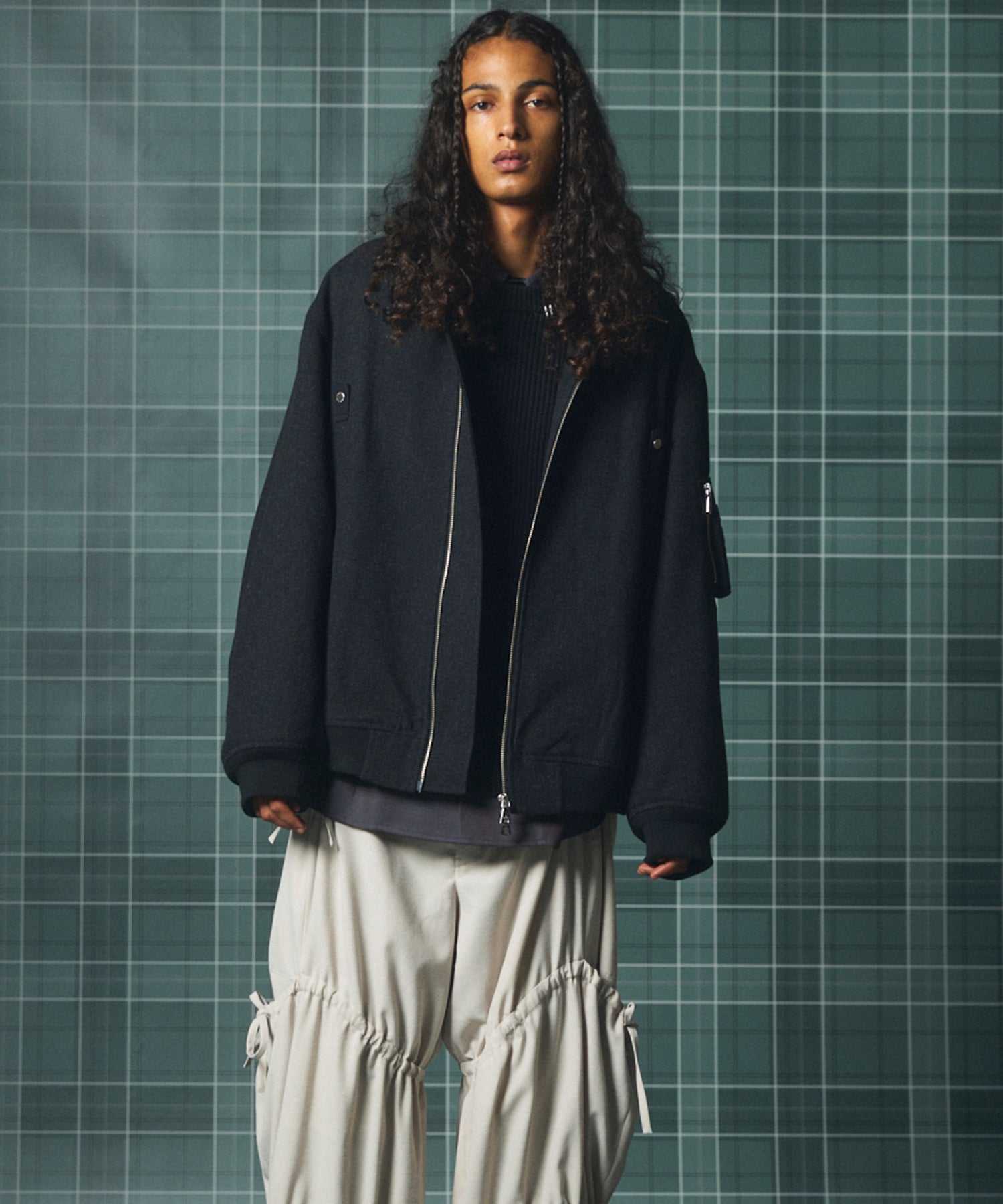 [26AW PRE-ORDER] [Italian dead stock fabric] Prime over regular collar shirt coat