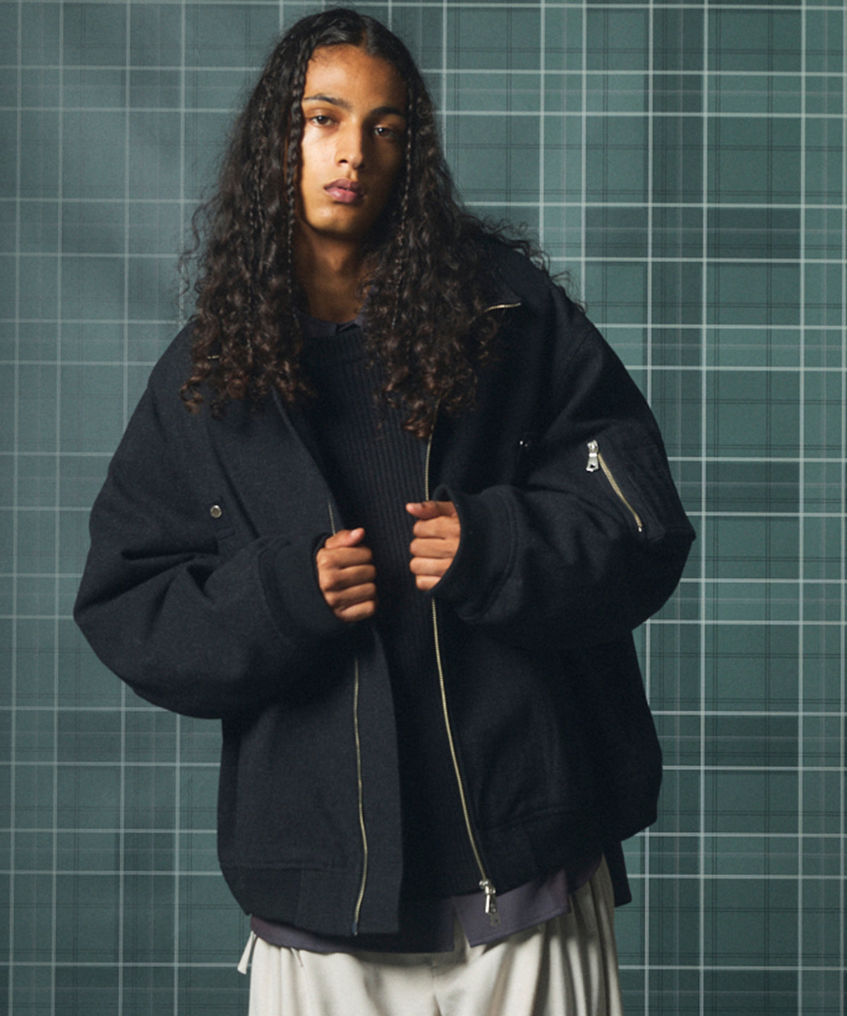 [26AW PRE-ORDER] [Italian dead stock fabric] Prime over regular collar shirt coat