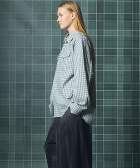 【26AW PRE-ORDER】デストロイダメージプライムオーバーコットンネルウエスタンシャツ