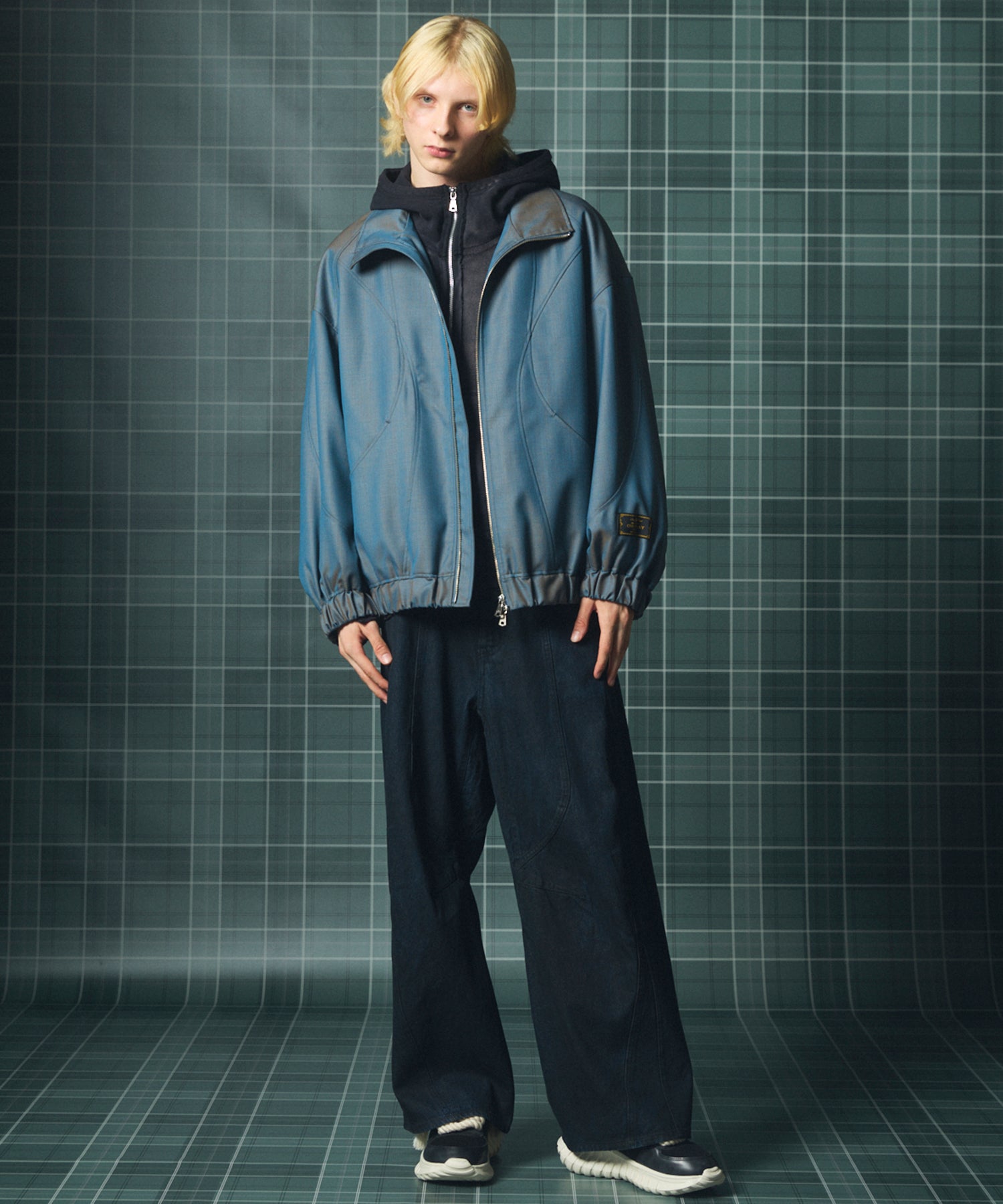 Three-Dimensional Cutting Denim Pants