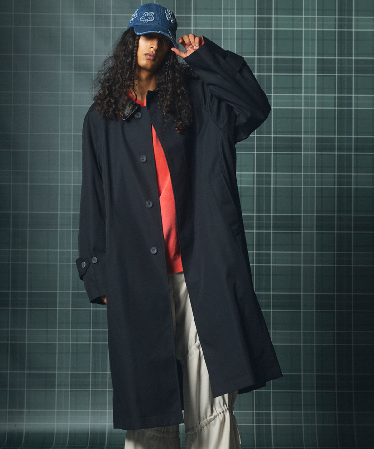 Different Materials Layering Prime-Over Trucker Jacket