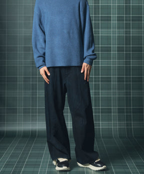 Three-Dimensional Cutting Denim Pants