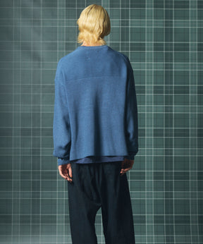 C/A Prime-Over Pullover Crew Neck Knit