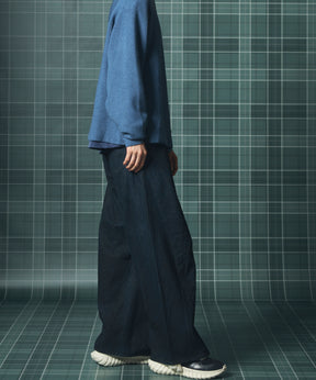 Three-Dimensional Cutting Denim Pants