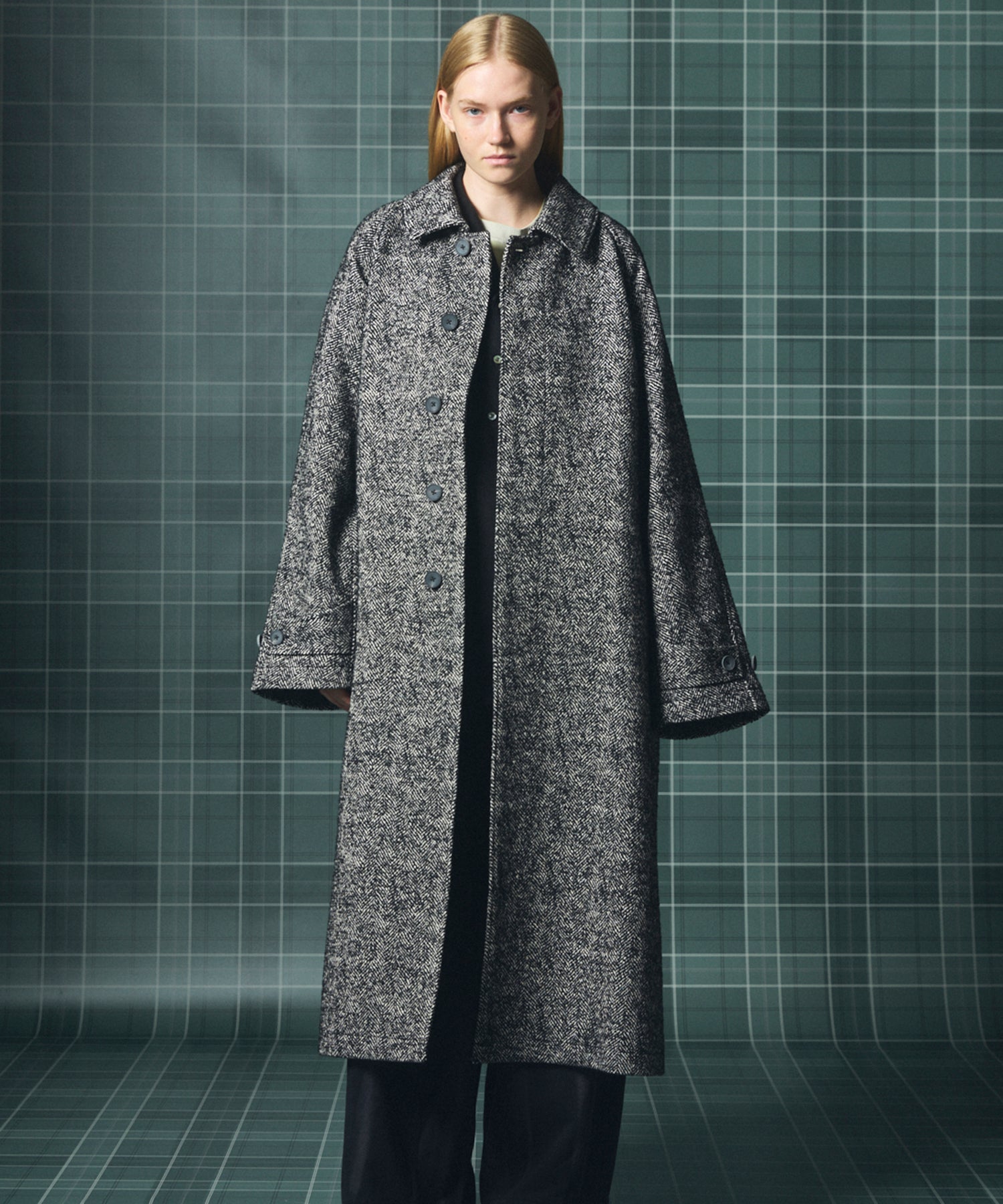 【26AW PRE-ORDER】【Italian Dead Stock Fabric】プライムオーバーステンカラーコート