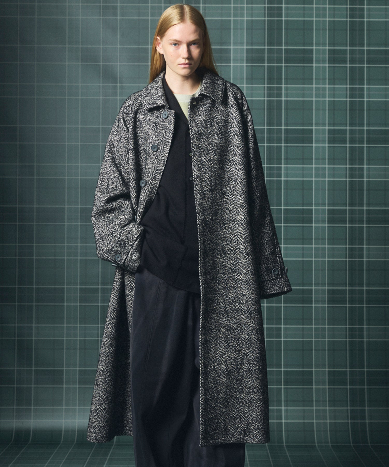 【26AW PRE-ORDER】【Italian Dead Stock Fabric】プライムオーバーステンカラーコート