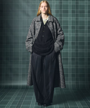 【26AW PRE-ORDER】【Italian Dead Stock Fabric】プライムオーバーステンカラーコート