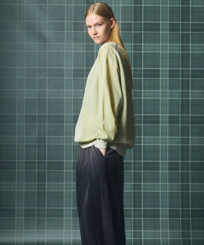 [26SS PRE-ORDER] Airy Striped Gabardine Prime-Over Short-sleeved Shirt