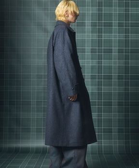 【26AW PRE-ORDER】【Italian Dead Stock Fabric】プライムオーバーステンカラーコート