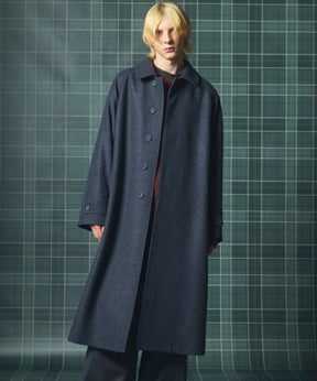 【26AW PRE-ORDER】【Italian Dead Stock Fabric】プライムオーバーステンカラーコート