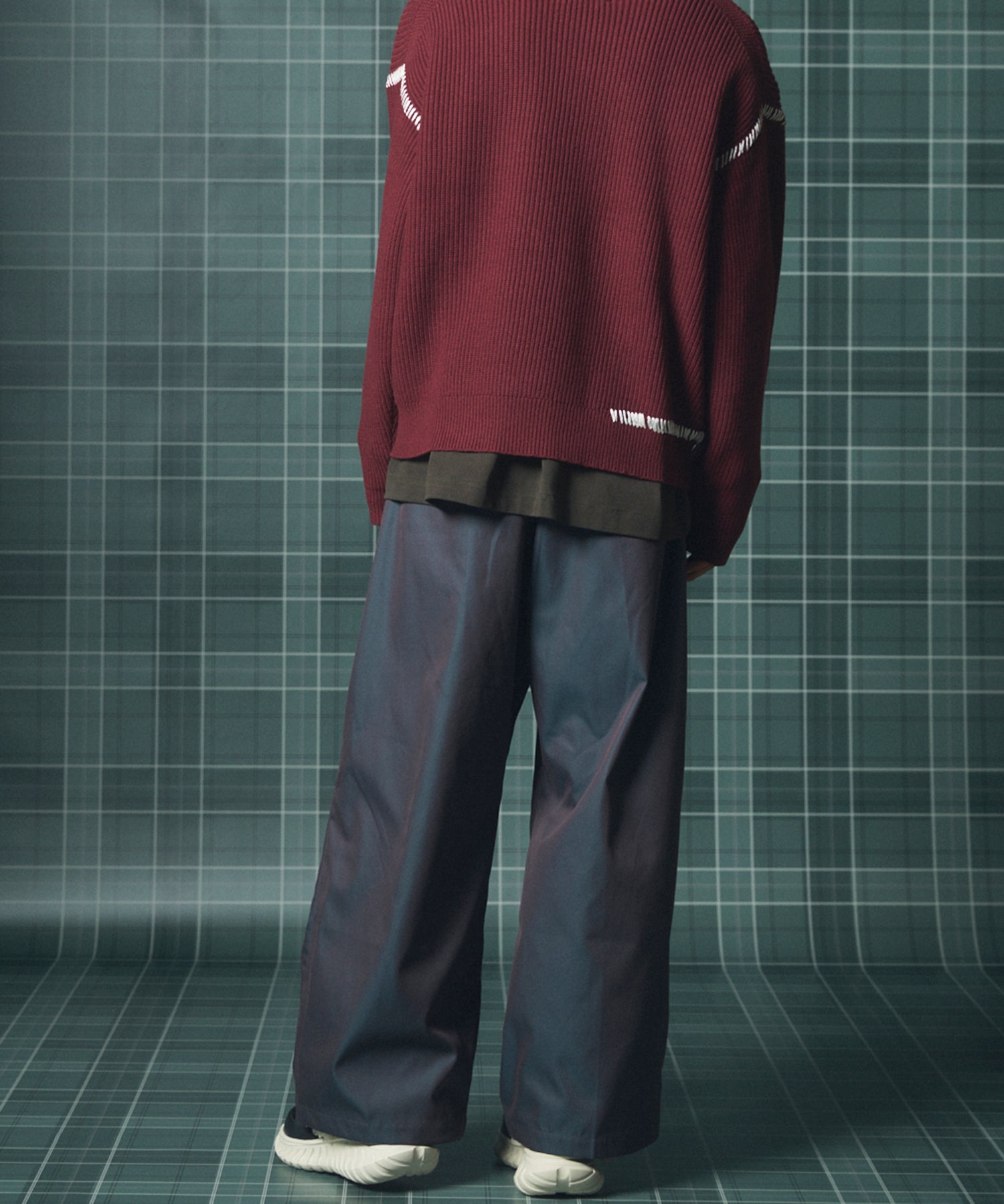 [26AW PRE-ORDER] Banana Curve Silhouette Prime-Wide Cargo Trousers