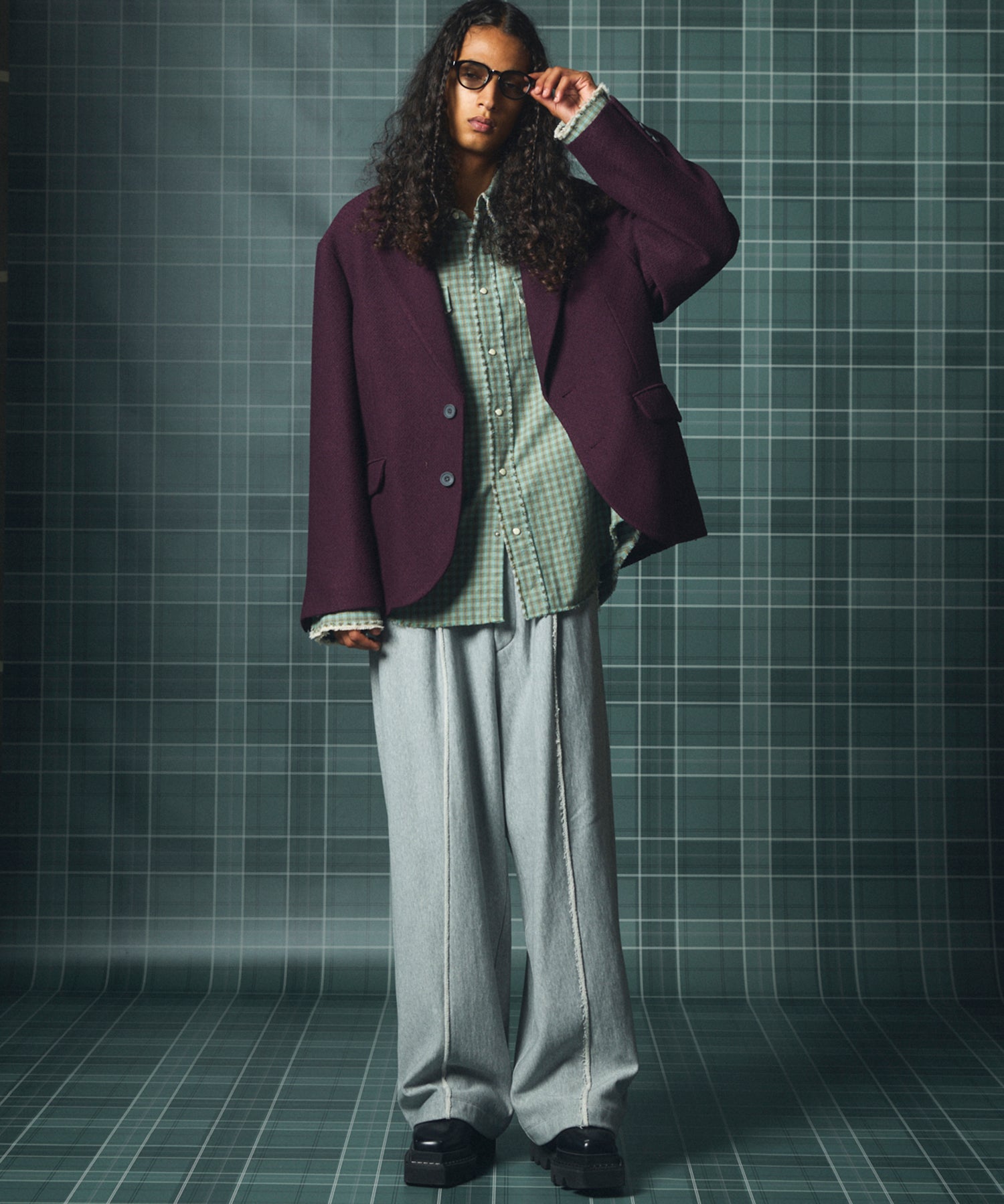 【26AW PRE-ORDER】デストロイダメージプライムオーバーコットンネルウエスタンシャツ