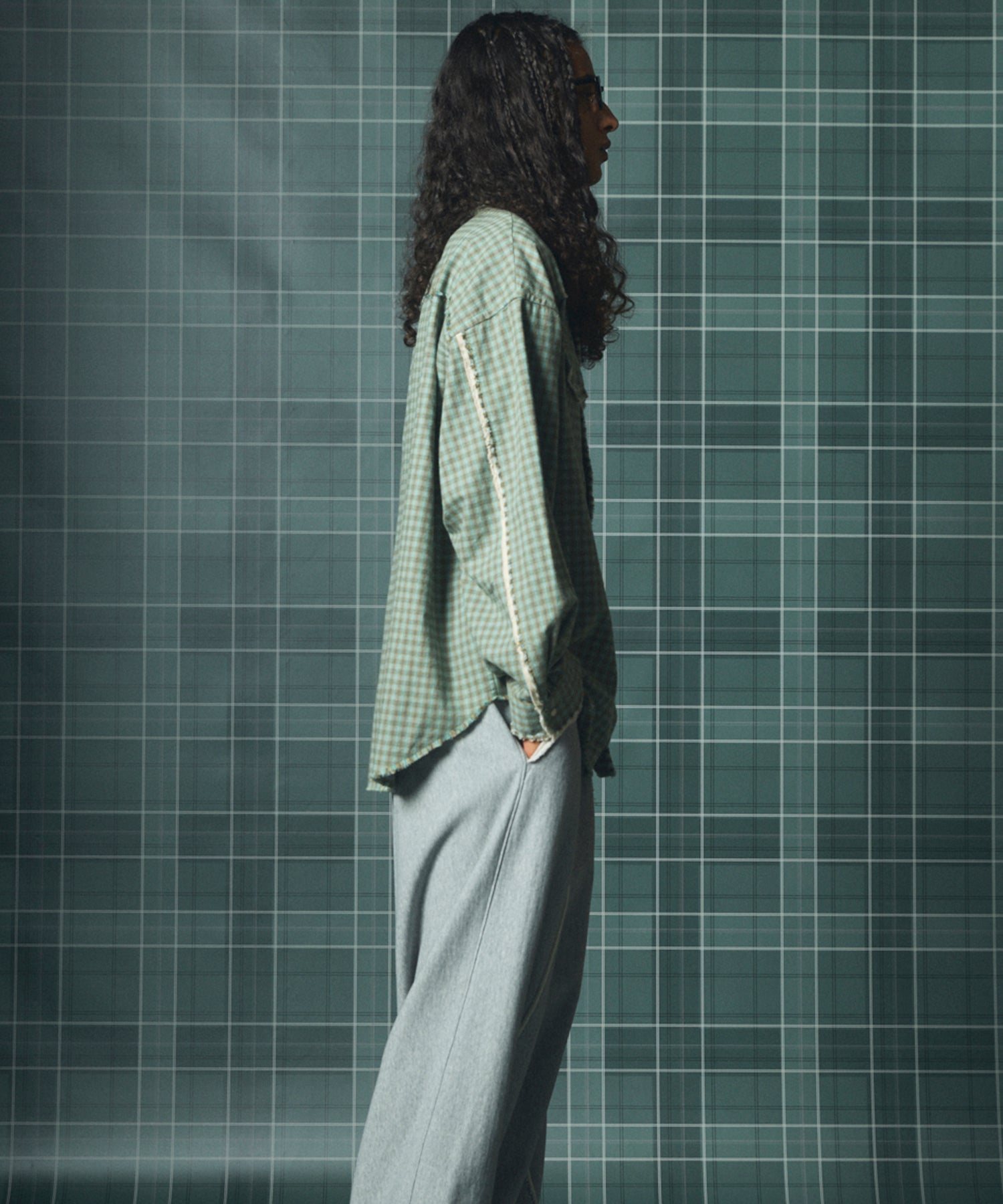 【26AW PRE-ORDER】デストロイダメージプライムオーバーコットンネルウエスタンシャツ