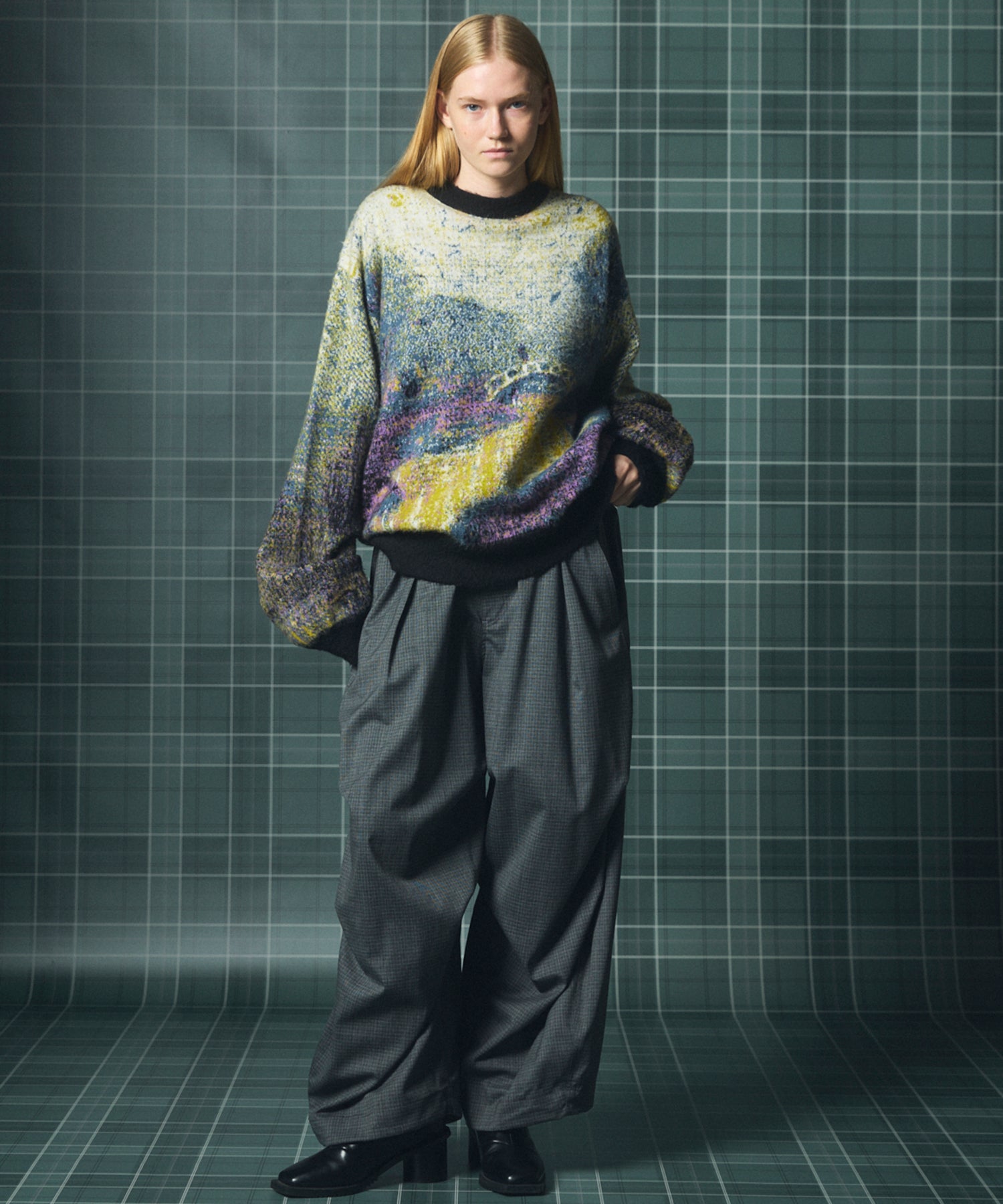 [26AW PRE-ORDER] Banana Curve Silhouette Prime-Wide Cargo Trousers