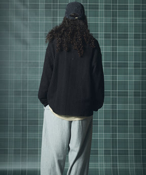 【26AW PRE-ORDER】コットンバルファレースプライムオーバーヘンリーネックロングスリーブニットTシャツ