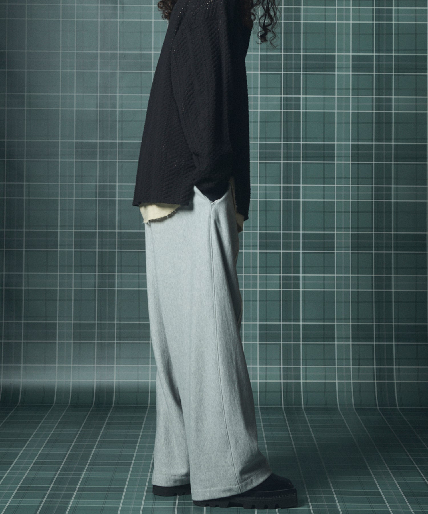 【26AW PRE-ORDER】ヘビーウェイトスウェットプライムワイドピンタックイージーパンツ
