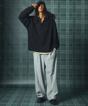 【26AW PRE-ORDER】ヘビーウェイトスウェットプライムワイドピンタックイージーパンツ