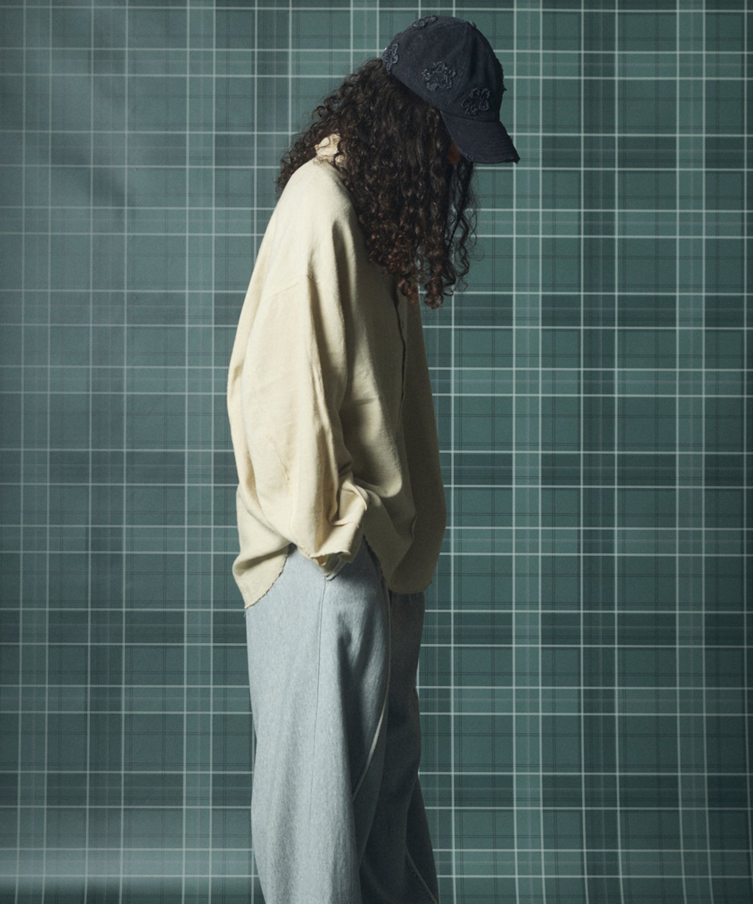 【26AW PRE-ORDER】ディープフロントネックプライムオーバー3Bウールリネンスキッパーシャツ