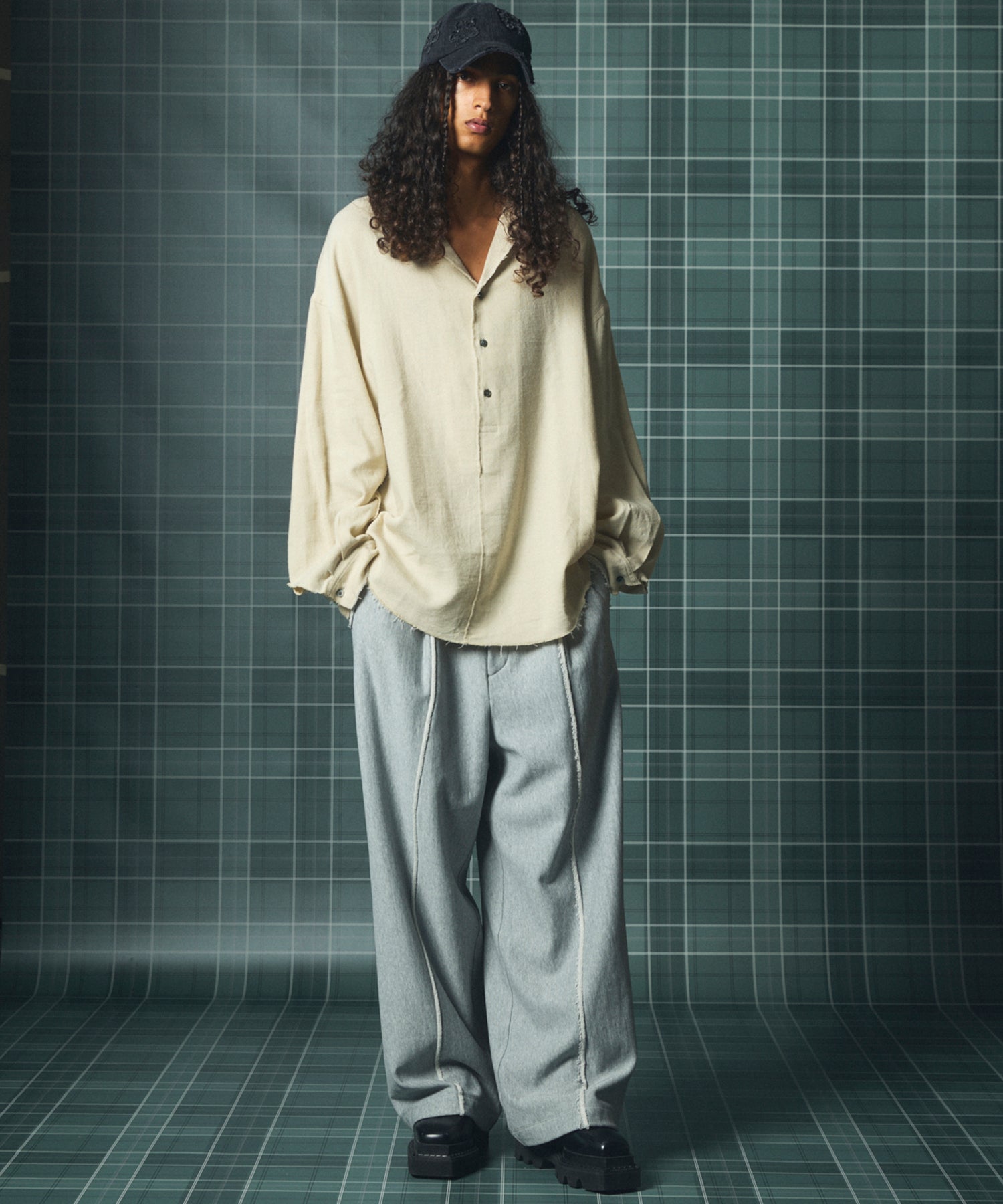 【26AW PRE-ORDER】ヘビーウェイトスウェットプライムワイドピンタックイージーパンツ