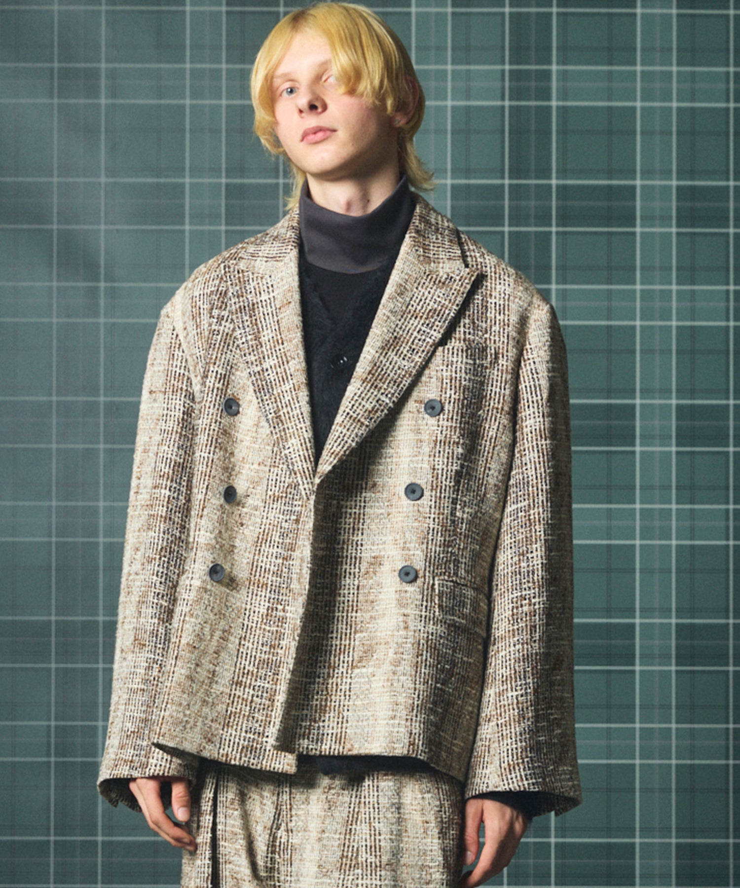 【Italian Dead Stock Fabric】Prime-Over Regular Collar Long Sleeve Shirt