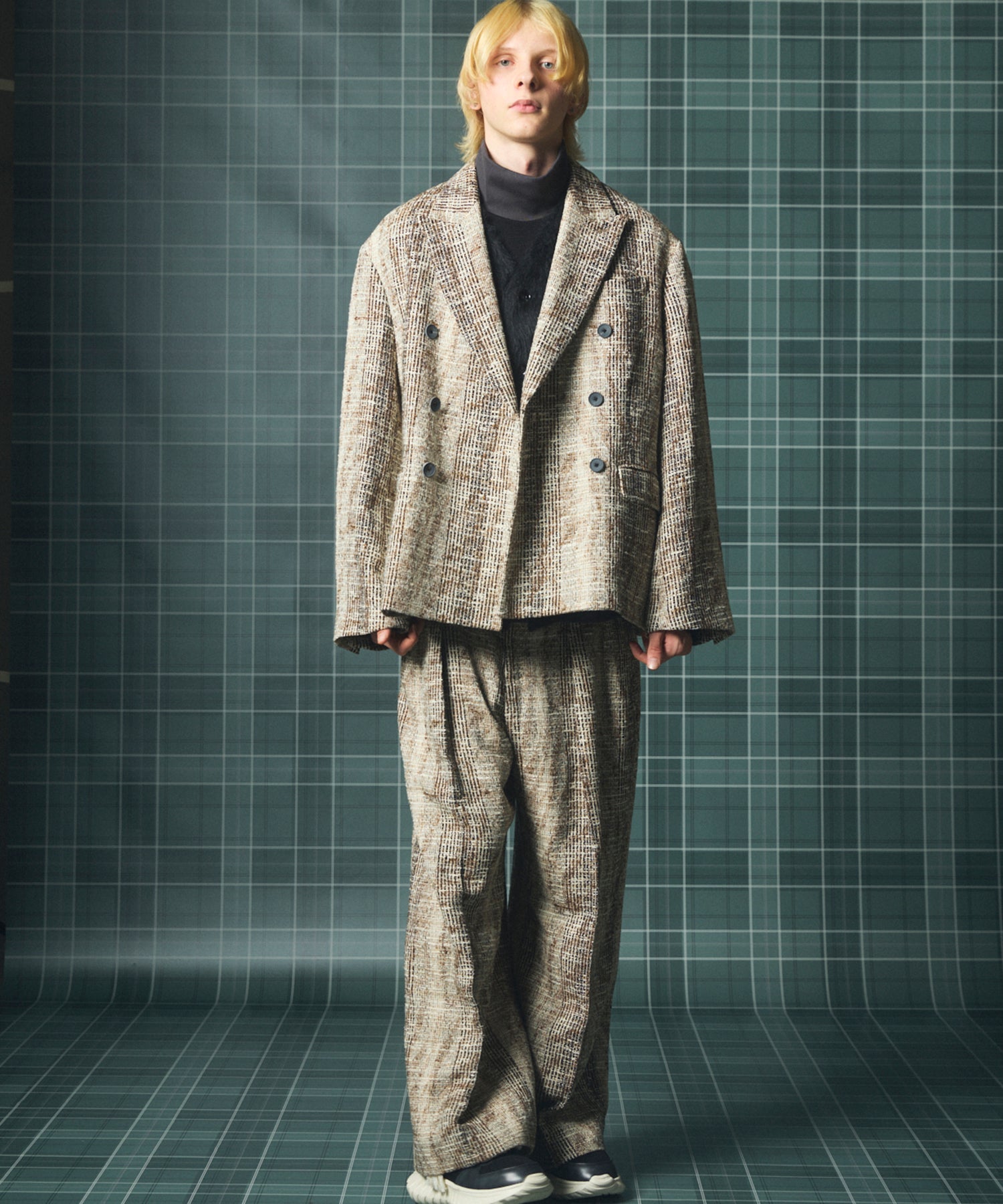 【Italian Dead Stock Fabric】Prime-Over Regular Collar Long Sleeve Shirt