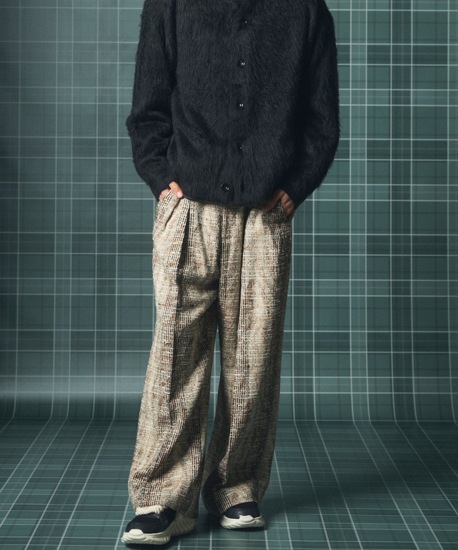 [Italian Dead Stock Fabric] Prime-Over Regular Collar Long Sleeve Shirt