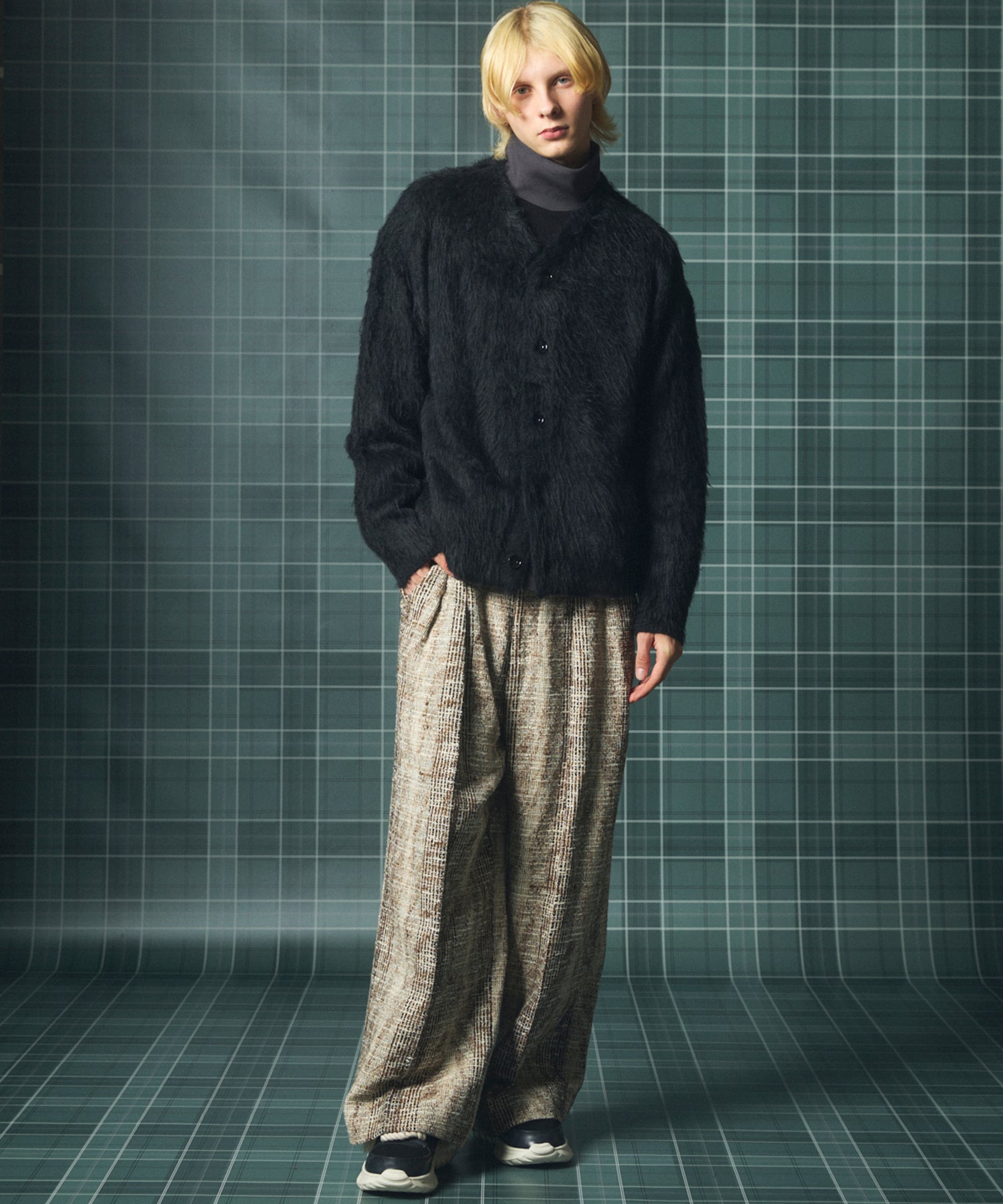 [Italian Dead Stock Fabric] Prime-Over Regular Collar Long Sleeve Shirt