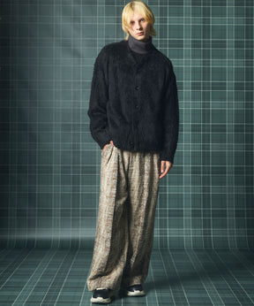 【26AW PRE-ORDER】カラースイッチングアクリルウールポンチプライムオーバーモックネックスウェット