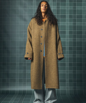 【26AW PRE-ORDER】【Italian Dead Stock Fabric】プライムオーバーステンカラーコート
